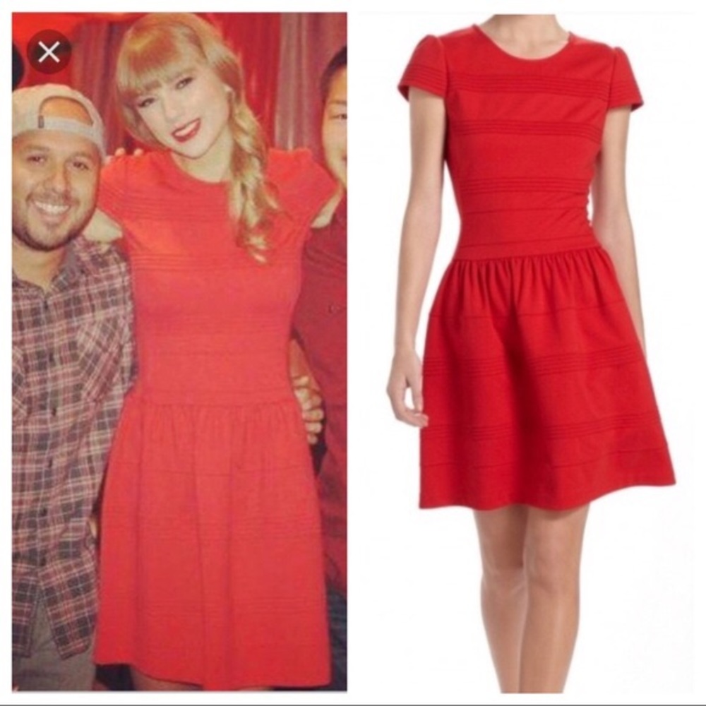 Anthropologie Pintucked Ponte Dress